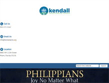 Tablet Screenshot of kendallpres.org